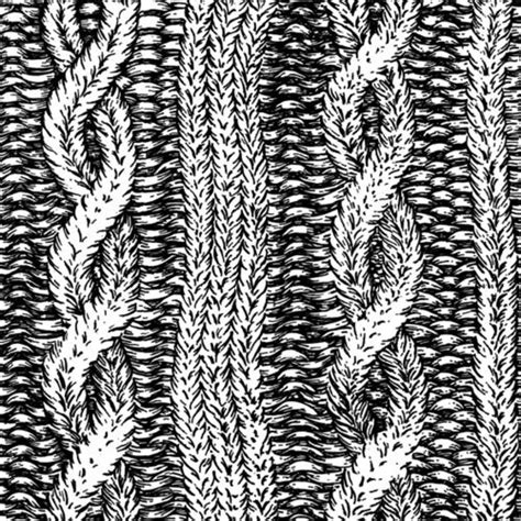 Cable Knit On Tumblr Texture Drawing Pattern Sketch Knit Art