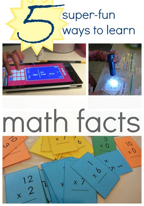 5 Super Fun Ways To Learn Math Facts Teach Mama