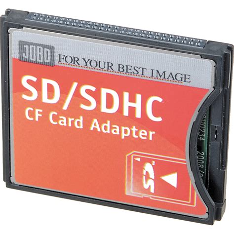 Jobo Sdsdhc To Compact Flash Type Ii Adapter Se9108 Bandh Photo