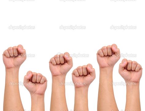 Compilation Of Strength Hand Signs Stock Photo By ©teerapun 17143591