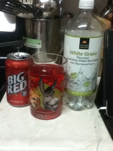 Best Drink Ever Take 1 12 Oc Can Of Big Red Soda And 12 Cup Of White
