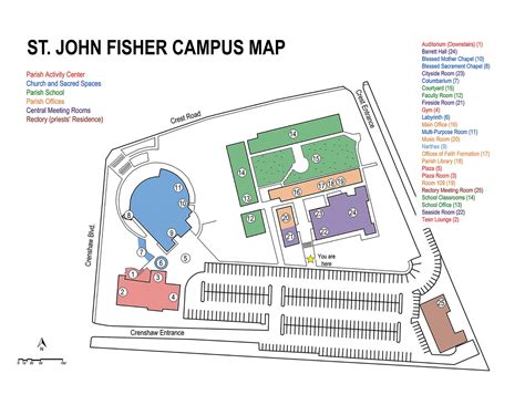 Campus Map St John Fisher