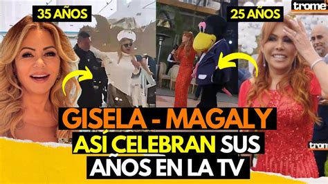 Así celebran GISELA Valcárcel y MAGALY Medina su aniversario por sus 35