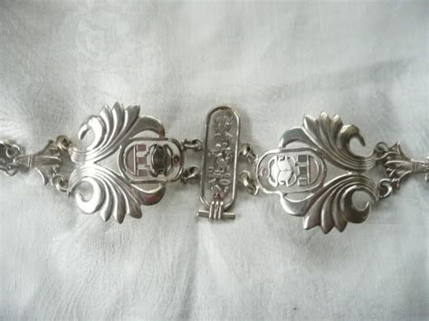 Have a hard time finding marks on jewelry? Help to identify signature/hallmarks Native american sterling bracelet | Egyptian jewelry ...