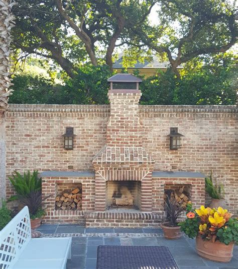 7 Best Outdoor Brick Fireplaces Images On Pinterest Decks Fireplace