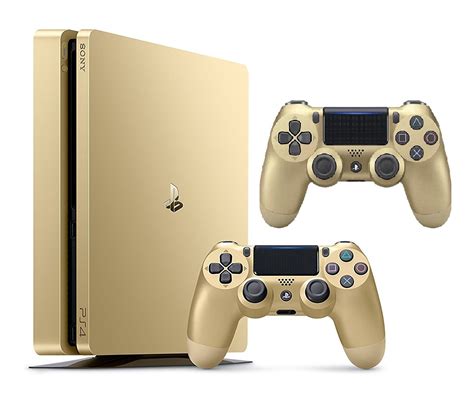 Koop Playstation 4 500gb Limited Edition Console With 2 Controllers Gold