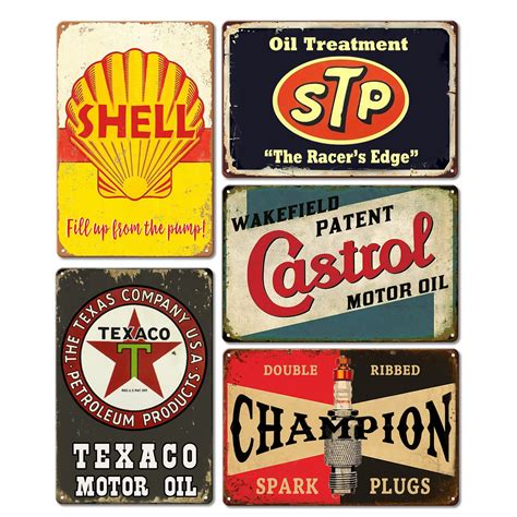 Buy Vintage Metal Tin Signs Retro Garage Signs For Men Wall Decorations