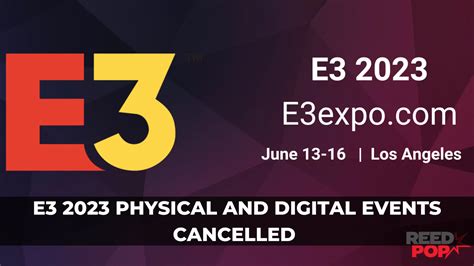 E3 2023 Physical And Digital Events Cancelled Keengamer