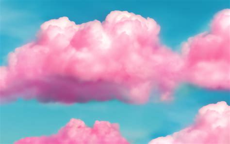 Cloud Bi De Roze Wolk Onder De Wolken