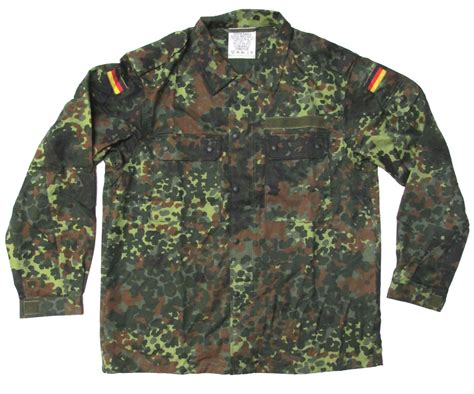 Flecktarn Camouflage German Army Shirtjacket New Unissued