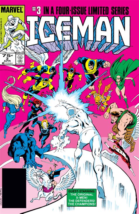 Iceman 1984 3 Comic Issues Marvel