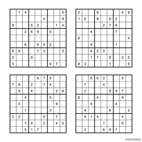 Sudoku Puzzles Medium Pdf Printable Free Printable Sudoku Puzzles Pdf