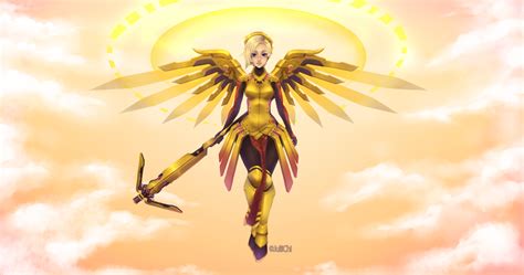 Commission Mercy Overwatch By Juliichi On DeviantArt