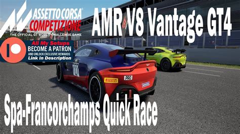 Assetto Corsa Competizione Acc Quick Race Aston Martin Amr V Vantage