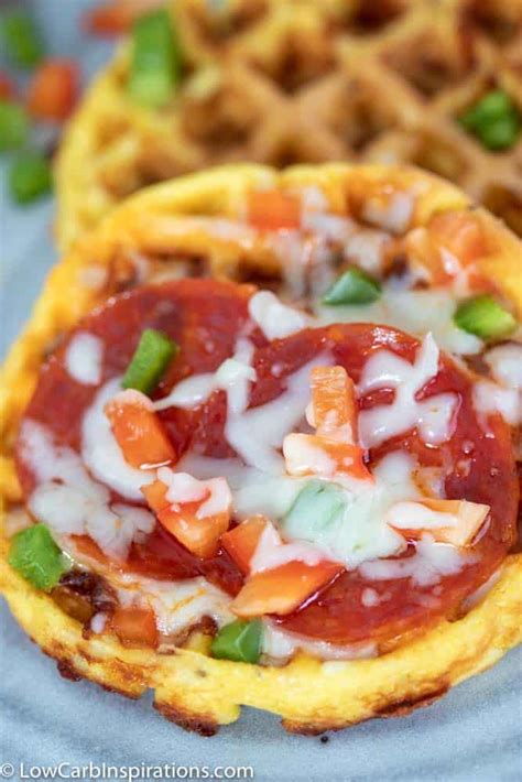 Ths pepperoni pizza chaffle tastes just like a slice of pepperoni pizza without all of the carbs. Keto Pizza Chaffle Recipe (takes only minutes to make ...