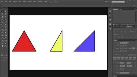This a very simple tutorial on how to draw cartoon i photoshop.its explains the basics of drawing in photoshop.the tools im using is a macbook pro and a wac. How to Draw a Triangle in Adobe Illustrator - YouTube