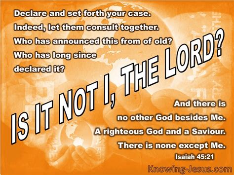 34 Bible Verses About No Other Is God