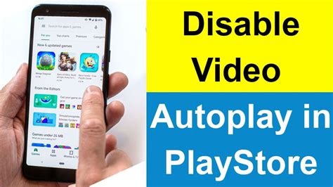 How To Disable Autoplay In Playstore On Android Youtube