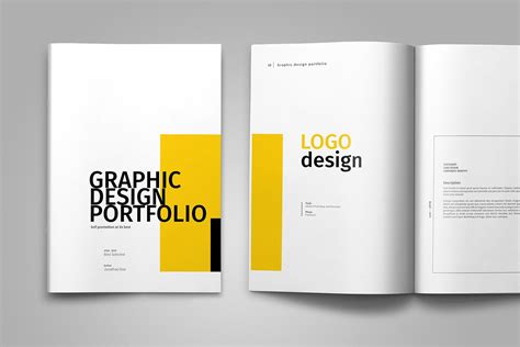 Website portfolio a pdf portfolio provides more options in terms of showcasing your work in various formats. Graphic Design Portfolio Template (82404) | Brochures ...