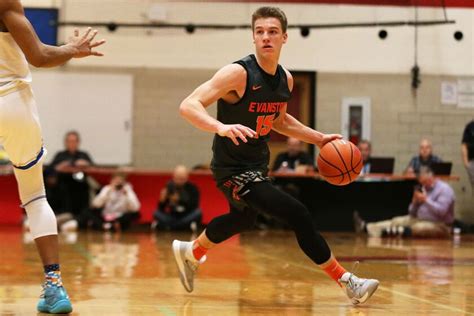 High School Basketball Evanstons Blake Peters Picks Princeton