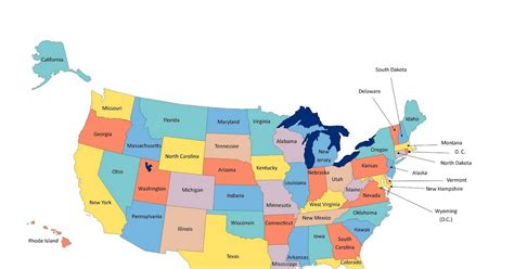 Words Dark And Light What If The Largest Us States Had The Biggest