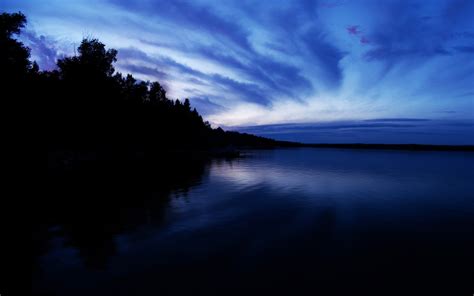 Wallpaper Sunlight Trees Sunset Sea Night Lake Water Nature