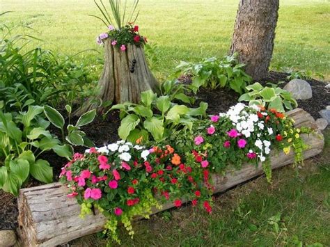 If you've moved to a new house and the previous owner has neglected the garden or you just feel like it's all getting on top of you let us help! 15 DIY Garden Decoration With Tree or Logs That You Will ...