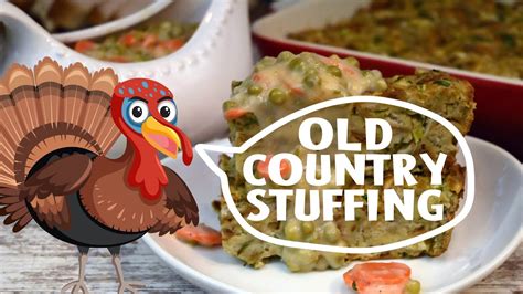 Old Country Stuffing Recipe YouTube