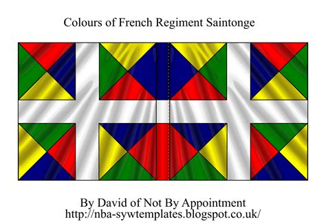 Not By Appointment Flags Of French Regiment Saintonge