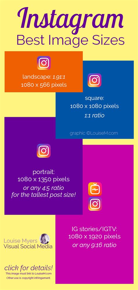 The Best Instagram Image Size Guide 2022 All You Need Louisem 2022