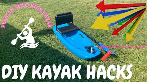 Pelican Solo Kayak Seat Upgrade Diy Kayak Hacks Youtube