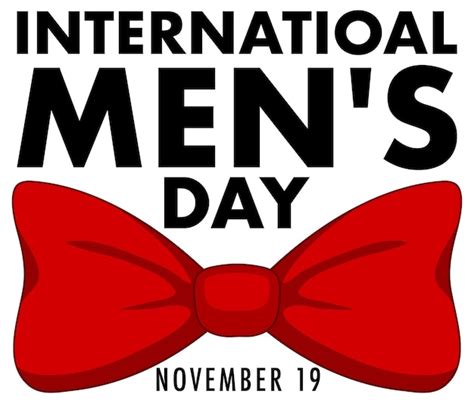 Premium Vector International Mens Day Poster Design