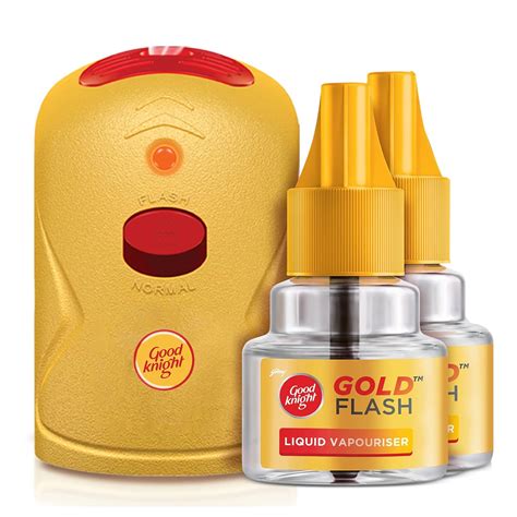 Good Knight Gold Flash Liquid Vapourizer Mosquito Repellent Combo
