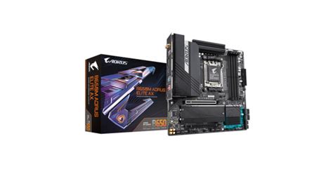 GIGABYTE B650M AORUS ELITE AX AMD B650 SocketAM5 MATX Alaplap