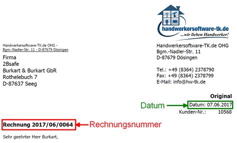Ein kunde bezahlt eine rechnung von uns. Rechnung schreiben - Was müssen Sie bei der Erstellung ...