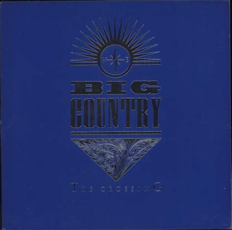 Big Country The Crossing Blue Sleeve Uk Vinyl Lp Album Lp Record