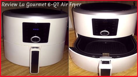 Air fryers can fry your favorite foods to crispy, golden brown perfection (yes, french fries and potato chips!) using little or no oil. (REVIEW) La Gourmet 6-Quart Digital Air Fryer #airfryer # ...