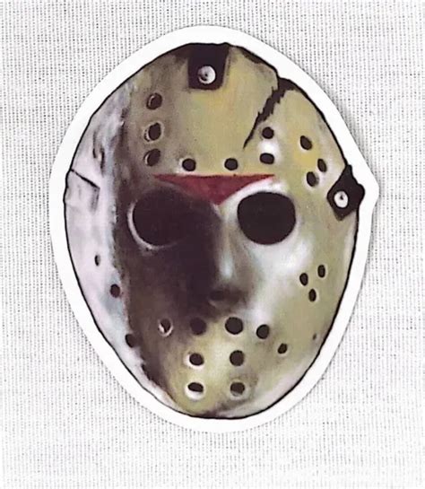Friday The 13th Jason Voorhees Hockey Mask Horror Waterproof Vinyl