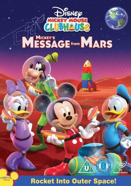 Mickey Mouse Clubhouse Mickeys Message From Mars Dvd Zavvi