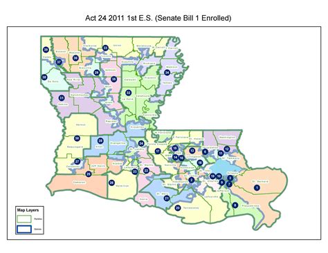 State Redistricting Information For Louisiana