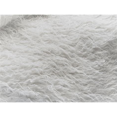 White Mongolian Faux Curly Long Fur Backdrop