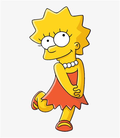 The Simpsons Png Transparent Image Lisa Simpson 487x891 Png