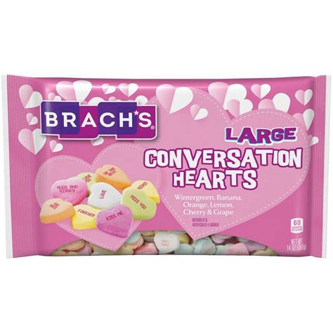 Brachs Valentines Large Conversation Hearts 14oz Converse With