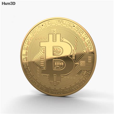 Bitcoin 3d Model Life And Leisure On Hum3d