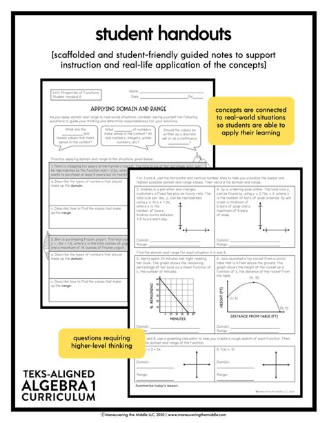 Maneuvering The Middle Llc Worksheets Answer Key Linear Equations