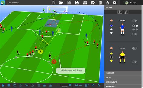 Tactics Manager Soccer Coaching Software Create Your Own Practcies