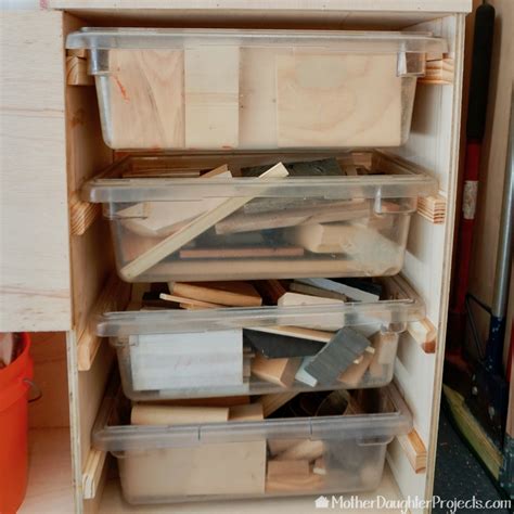 Easy Diy Scrap Wood Storage Organization Woodworking Storage Scrap