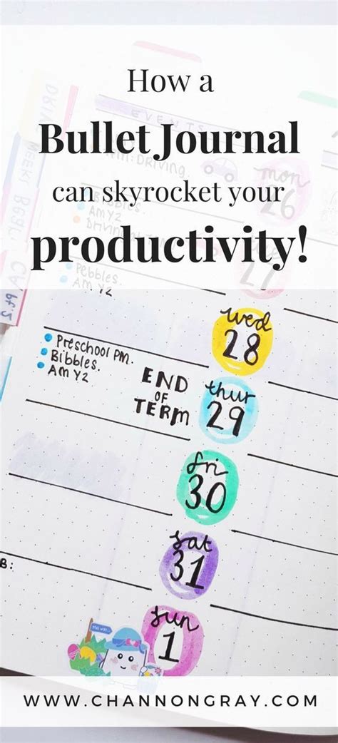 How Can A Bullet Journal Skyrocket My Productivity Channon Gray