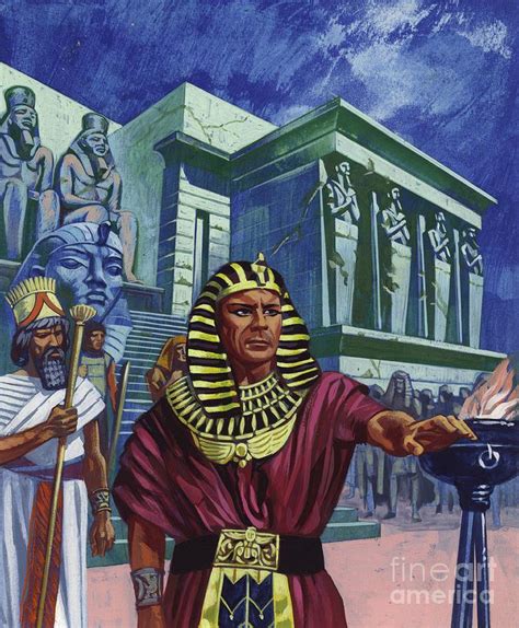 Moses And Pharaoh Art