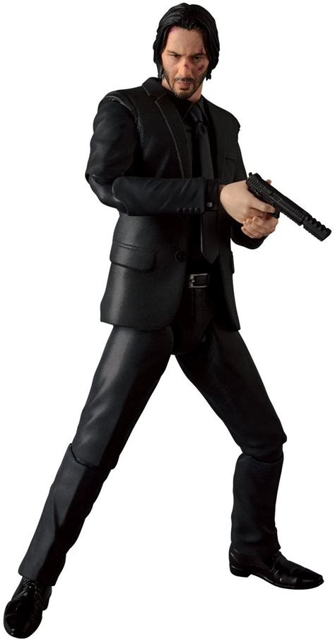 This figure is ready for vengeance armed with two pistols, a shotgun, and rifle; John Wick MAFEX Figure Photo and Details - The Toyark - News
